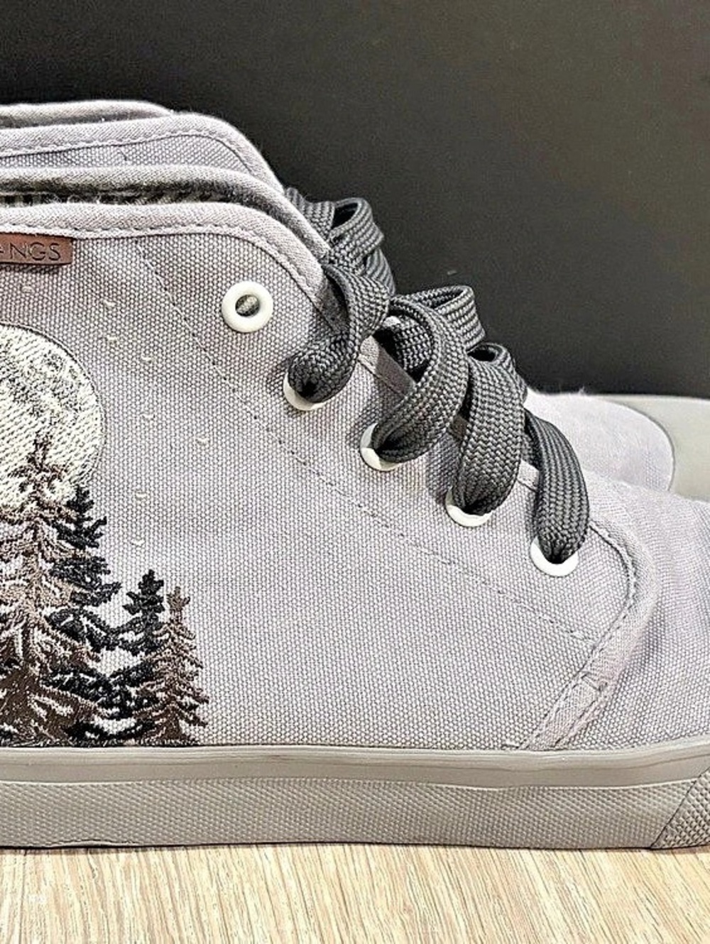 BANGS Gray High Top Sneakers Womens US 8